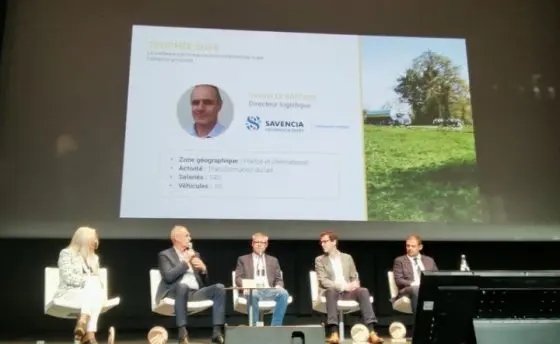 Décarbonation de la logistique : Savencia Ressources Laitières récompensée au Trophée EVE !